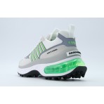 Dsquared2 Bubble Ανδρικά Sneakers Λευκά, Γκρι, Λαχανί