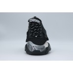 Dsquared2 Faster Ανδρικά Sneakers Μαύρα, Ασημί