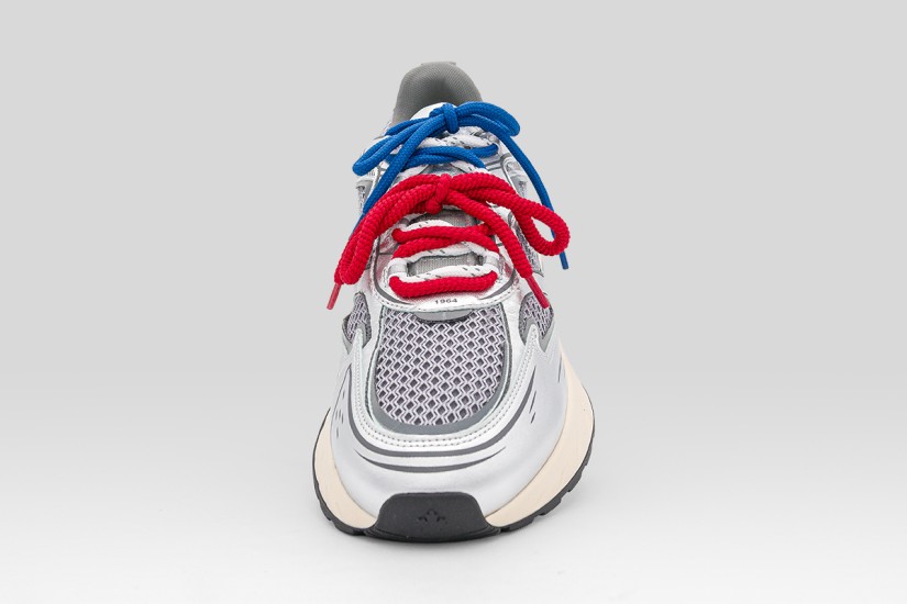 Dsquared2 Sprinter Ανδρικά Sneakers Ασημί, Εκρού, Μπλε, Κόκκινα