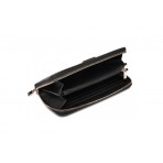 Guess Laurel 4G Logo Γυναικείο Πορτοφόλι Ανθρακί, Μαύρο