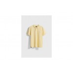 Blue Banana Light Yellow Nature Ανδρικό Κοντομάνικο Polo T-Shirt Κίτρινο