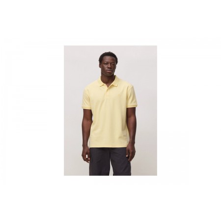 Blue Banana Light Yellow Nature Ανδρικό Κοντομάνικο Polo T-Shirt Κίτρινο