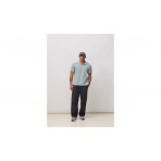 Blue Banana Mist Nature Washed Ανδρικό Κοντομάνικο Polo T-Shirt Μέντα