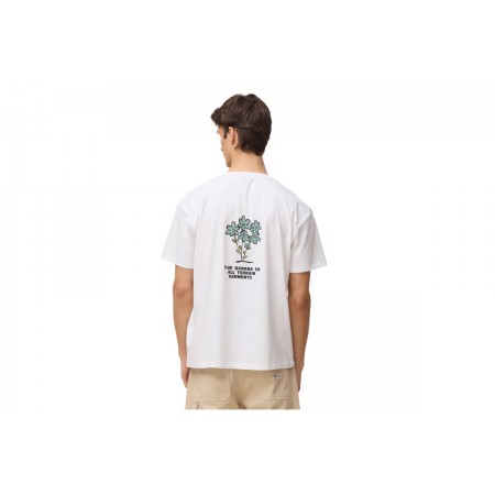 Blue Banana White Grow T-Shirt Ανδρικό Κοντομάνικο T-Shirt Λευκό