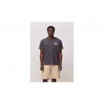 Blue Banana Anthracite Nature Ανδρικό Κοντομάνικο T-Shirt Ανθρακί, Σιέλ