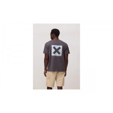 Blue Banana Anthracite Nature Ανδρικό Κοντομάνικο T-Shirt Ανθρακί, Σιέλ