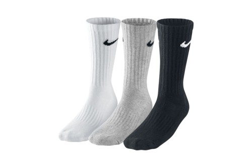 Nike Cushioned Kάλτσες Ψηλές 3 Ζευγάρια (SX4508 965)