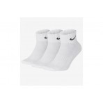 Nike Cushioned Ankle Κάλτσες Κοντές 3 Ζευγάρια (SX4926 101)