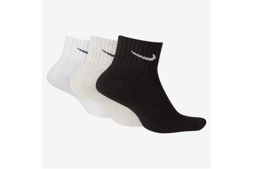 Nike Everyday Cushioned Κάλτσες Κοντές 3 Ζευγάρια (SX4926 901)