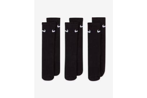Nike Everyday Cushioned Dri-Fit Kάλτσες Ψηλές 3 Ζευγάρια (SX6842 010)