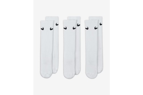 Nike Everyday Plus Cushioned Kάλτσες Ψηλές 3 Ζευγάρια (SX6842 100)