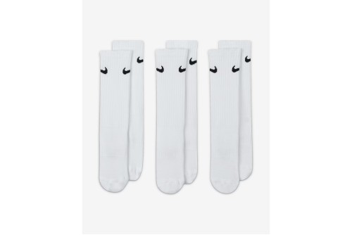 Nike Everyday Plus Cushioned Kάλτσες Ψηλές 3 Ζευγάρια (SX6842 100)