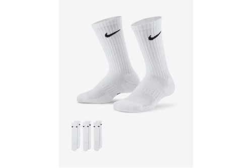 Nike Everyday Plus Cushioned Kάλτσες Ψηλές 3 Ζευγάρια (SX6842 100)