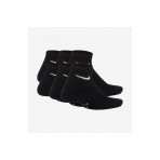 Nike Everyday Cushioned Κάλτσες Κοντές 3 Ζευγάρια (SX6912 010)