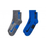 Nike Multiplier Ανδρικά Καλτσάκια Πολύχρωμα 2 Ζευγάρια
