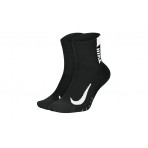 Nike Multiplier Unisex Κάλτσες μέχρι τον Αστράγαλο Μαύρες 2 Ζεύγη
