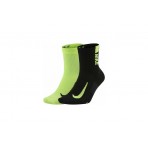 Nike Multiplier Unisex Κάλτσες μέχρι τον Αστράγαλο 2 Ζευγάρια