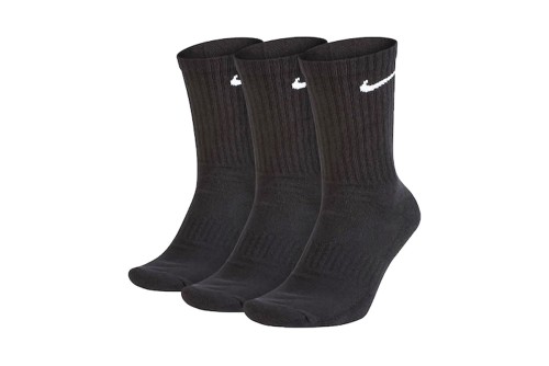 Nike Everyday Cushioned Dri-Fit Kάλτσες Ψηλές 3 Ζευγάρια (SX7664 010)