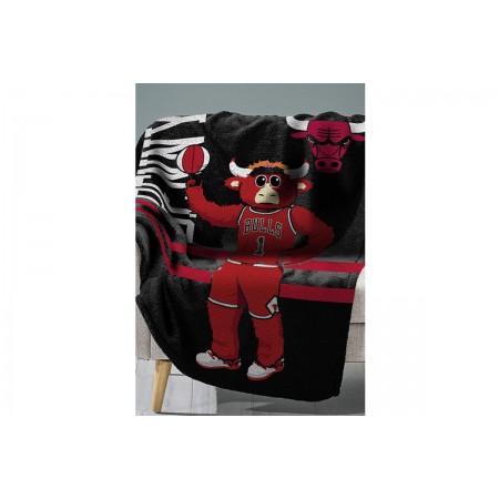 Sleep Squad Chicago Bulls Benny Raschel Throw Blanket 60X80In Κουβέρτα 