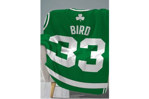 Sleep Squad Larry Bird Raschel Throw Blanket 60X80In Κουβέρτα (T8-NBH-CEL-LBI)