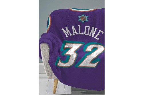 Sleep Squad Karl Malone Raschel Throw Blanket 60X80In Κουβέρτα (T8-NBH-JAZ-KMA)