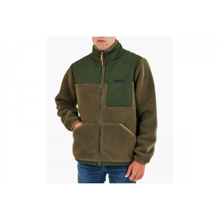 Timberland Sherpa Fleece Ζακέτα Χωρίς Κουκούλα Ανδρική 