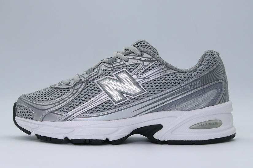 New Balance 740 Unisex Sneakers Ασημί, Λευκά