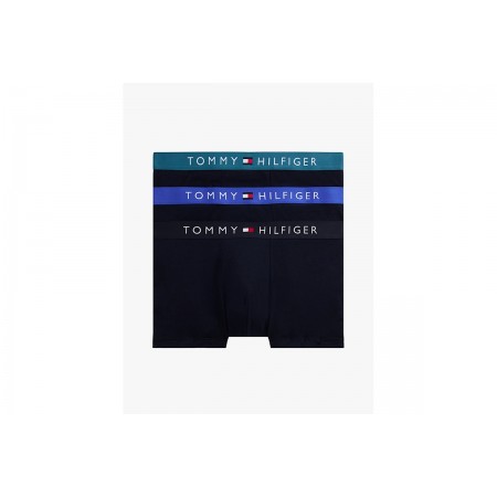 Tommy Jeans Th Original Logo Waistband Ανδρικά Εσώρουχα Boxer 3 Τεμάχια 
