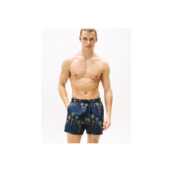 Tommy Jeans Medium Drawstring Print Μαγιό Σορτς Ανδρικό (UM0UM03491 0YC)