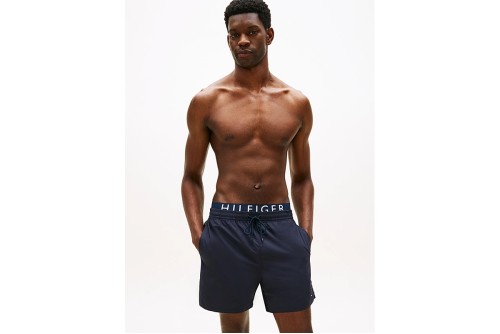Tommy Jeans Double Waistband Mid Length Μαγιό Σορτς Ανδρικό (UM0UM03749 DW5)