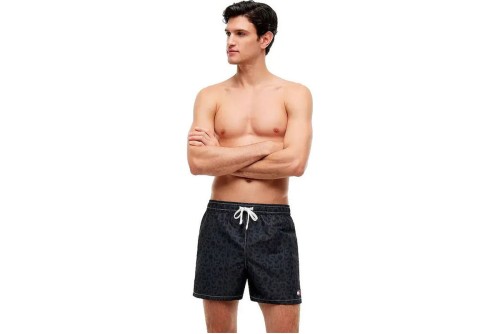 Tommy Jeans Medium Drawstring Allover Print Μαγιό Σορτς Ανδρικό (UM0UM03854 0GL)