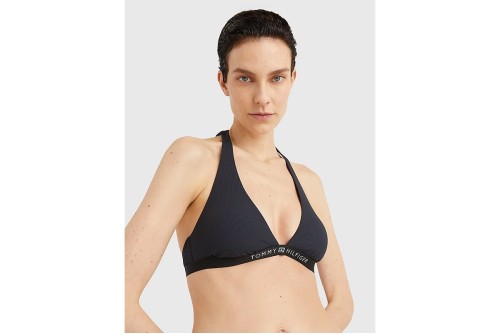 Tommy Jeans Halter Triangle Rp Ext Sizes Μαγιό Bikini Top (UW0UW04139 BDS)