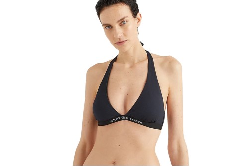 Tommy Jeans Halter Triangle Rp Ext Sizes Μαγιό Bikini Top (UW0UW04139 BDS)