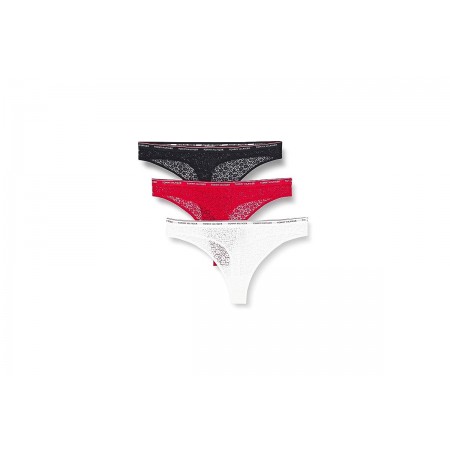 Tommy Jeans 3 Pack Thong Lace Εσώρουχο String 