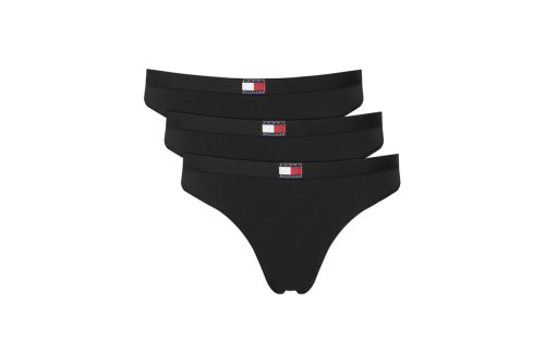 Tommy Jeans Original Logo Waistband Εσώρουχο String 3-Τεμάχια (UW0UW06139 0XK)