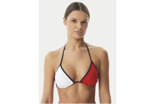 Tommy Jeans Triangle Rp Μαγιό Bikini Top Γυναικείο (UW0UW06574 C1G)