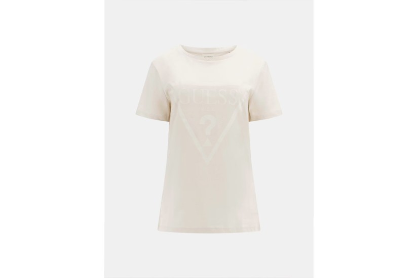 Guess Adele Γυναικείο Κοντομάνικο T-Shirt Μπεζ