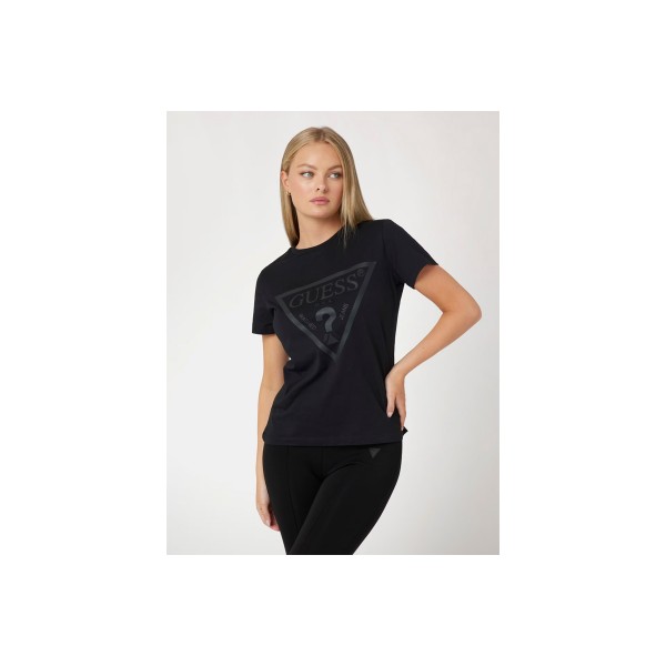 Guess Front Logo T-Shirt Γυναικείο (V2YI07K8HM0 JBLK)