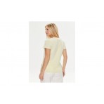 Guess Rhinestones Logo Γυναικείο Κοντομάνικο T-Shirt Φυστικί