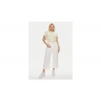 Guess Rhinestones Logo Γυναικείο Κοντομάνικο T-Shirt Φυστικί