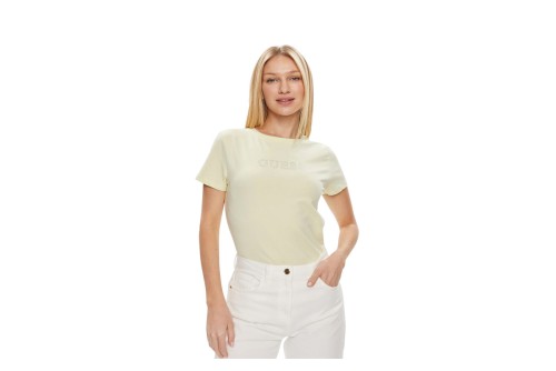 Guess Rhinestones Logo T-Shirt Γυναικείο (V3BI11J1314 A89J)
