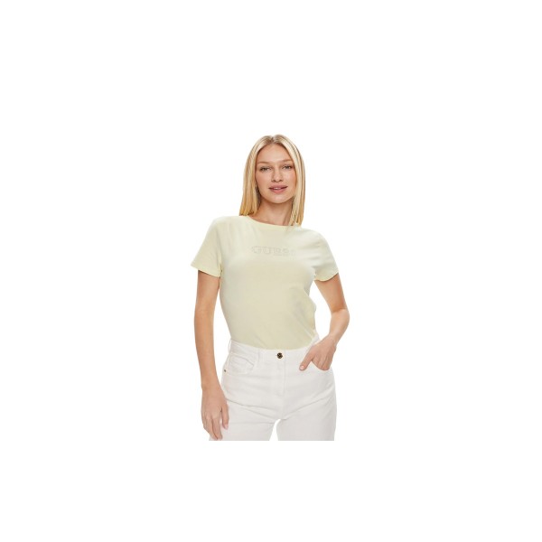 Guess Rhinestones Logo T-Shirt Γυναικείο (V3BI11J1314 A89J)