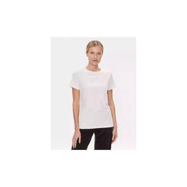 Guess Rhinestones Logo T-Shirt Γυναικείο (V3BI11J1314 G011)