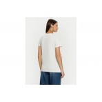 Guess Briana Γυναικείο Κοντομάνικο T-Shirt Εκρού