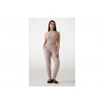 Guess Rib Knit Crop Top Αμάνικο Γυναικείο (V3GP19K8RT2 G4Q9)