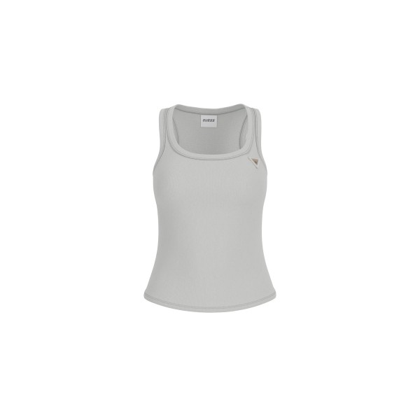 Guess Rib-Knit Μπλούζα Αμάνικη Γυναικεία (V4YP06K8RT2 A92M)