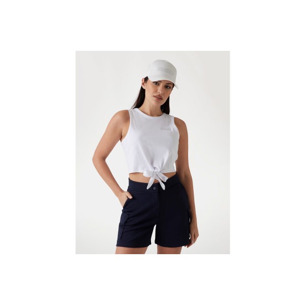 Guess Front Knot Crop Top Αμάνικο Γυναικείο (V5GI01I3Z14 G011)