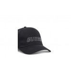 Guess Logo Baseball Καπέλο Strapback (V5GZ01WO08O JBLK)
