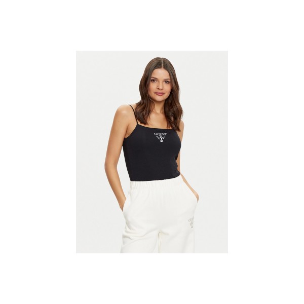 Guess Colette Μπλούζα Αμάνικη Γυναικεία (V5RP08KCOA2 JBLK)