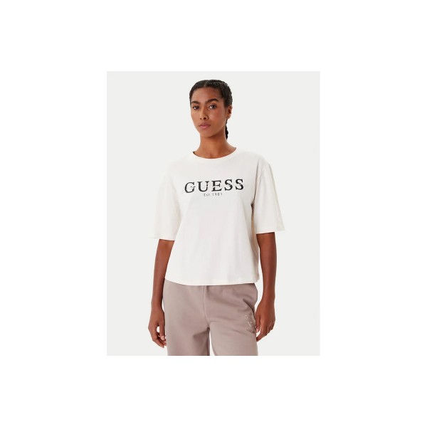 Guess Boxy Logo T-Shirt Γυναικείο (V5YI02I3Z14 G1O6)